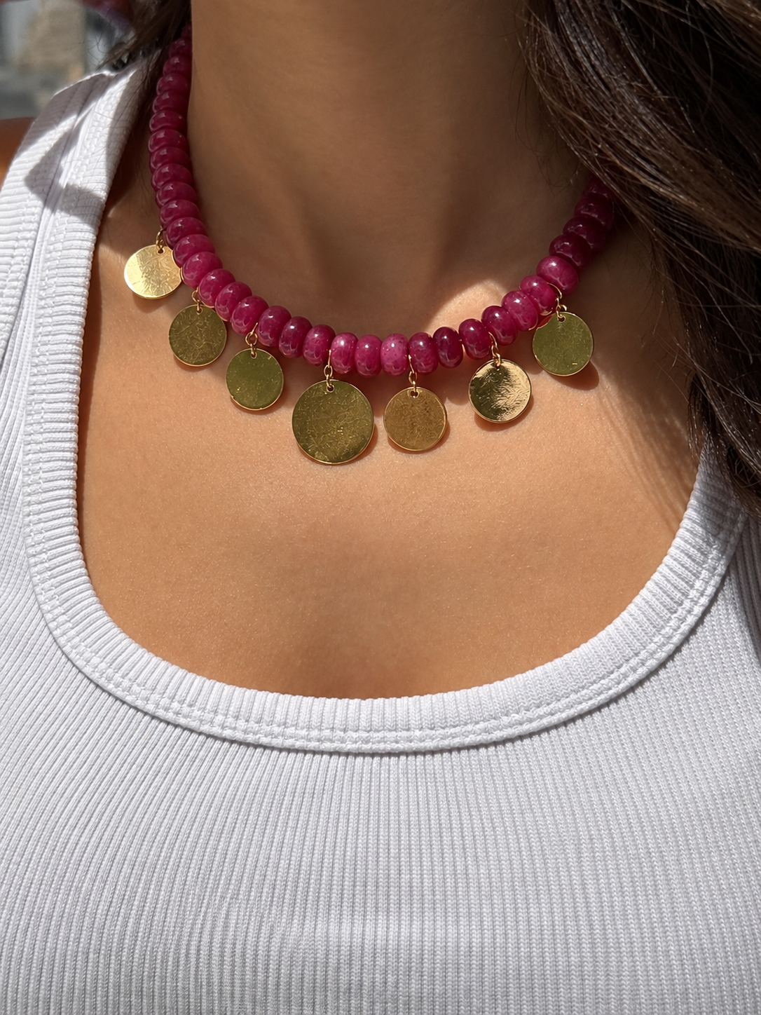 Coin Charm necklace