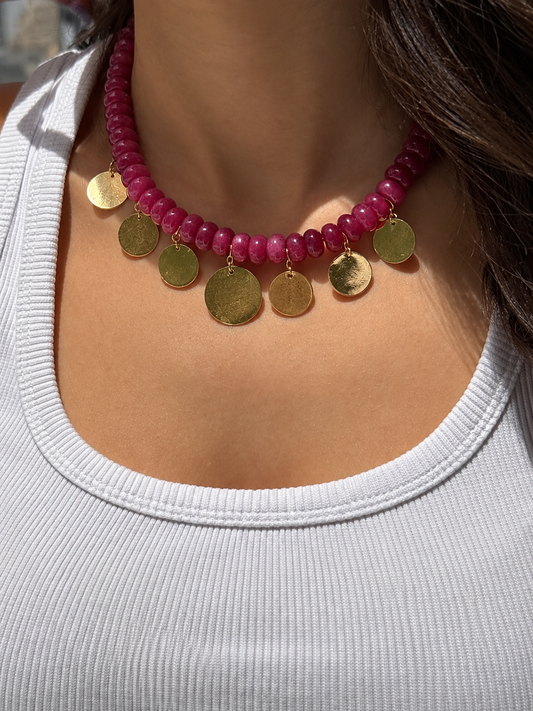 Coin Charm necklace